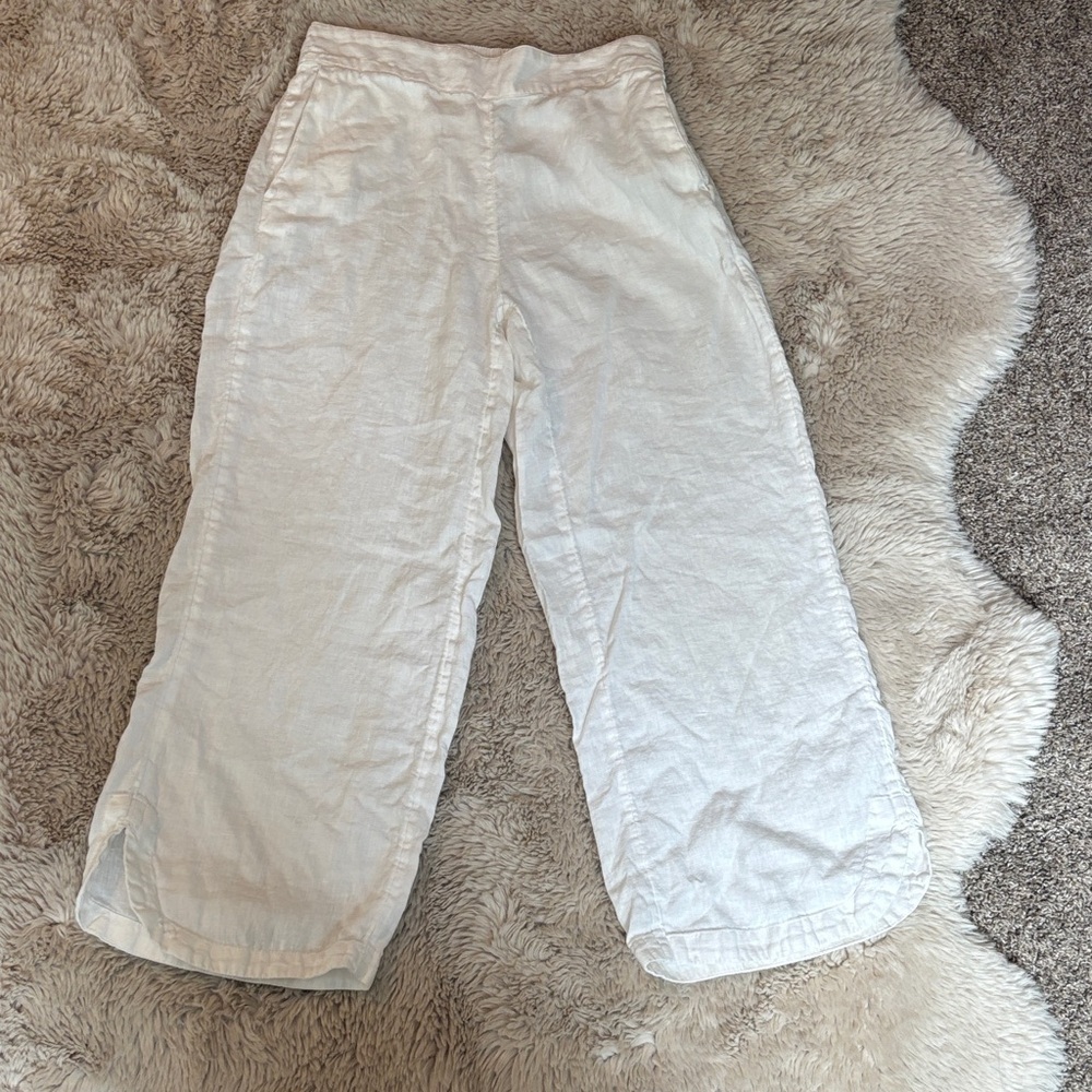 Christian Siriano 100% Linen‎ Pull On Pants